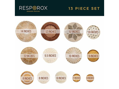 Decorazione Murale Cucina Boho Moderna Sud-Ovest Set di 12 Cesti
