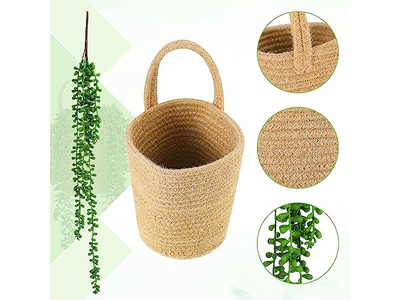 Decorazione Murale in Rattan Artigianale Accessori di Decorazione per Casa e Soggiorno