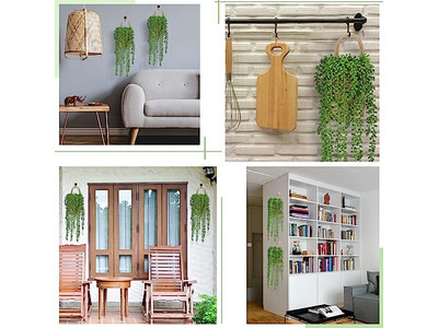 Decorazione Murale in Rattan Artigianale Accessori di Decorazione per Casa e Soggiorno